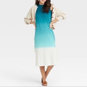 Universal Thread | Ombré Blue Sleeveless Dress